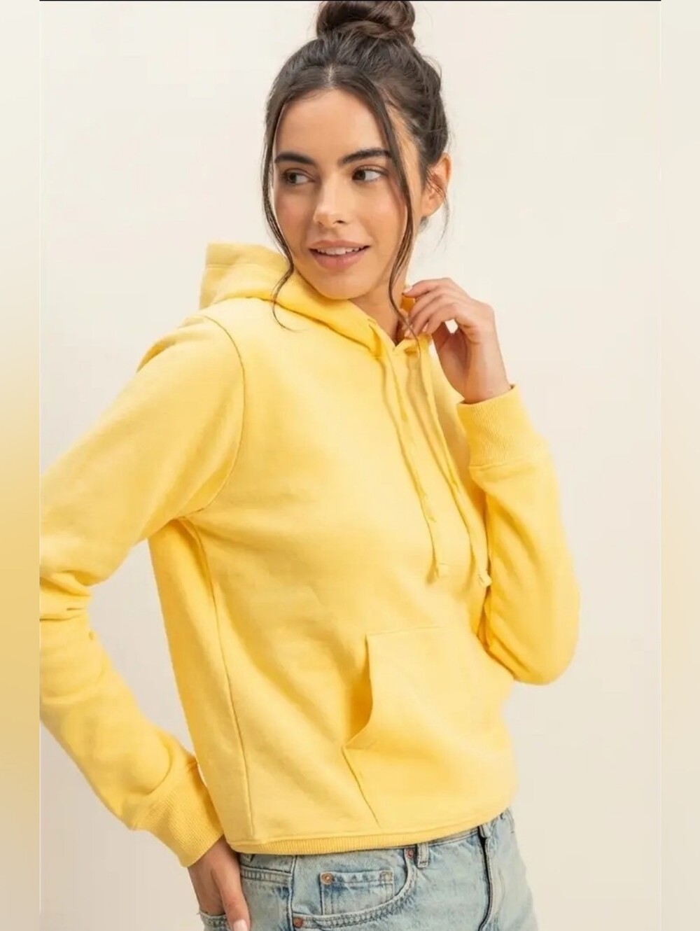 Double Zero Yellow Women’s Hooded Sweatshirt